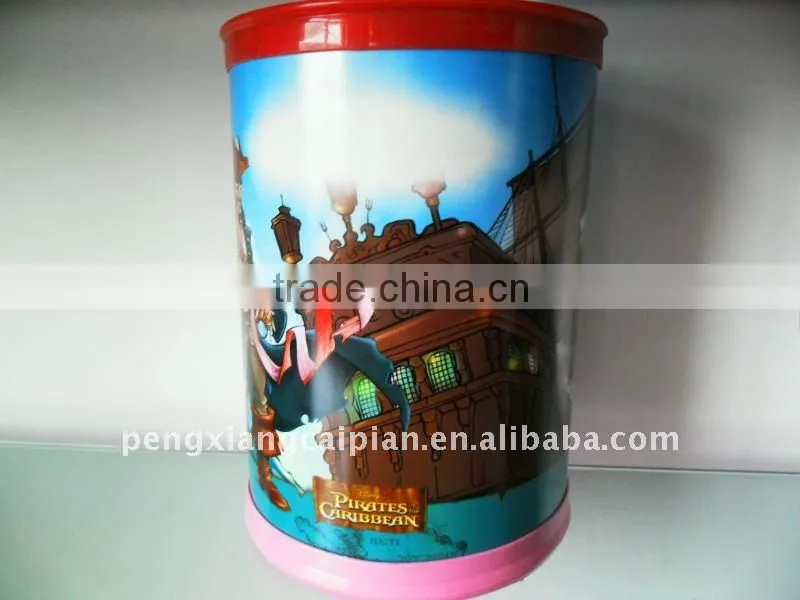 plastic fold trash can