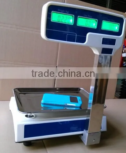 15kg price ACS-224H compute Scale with bright backlight