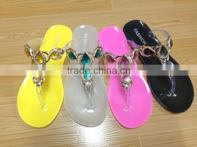Wonderful metal footwear chain decorative with black pearl