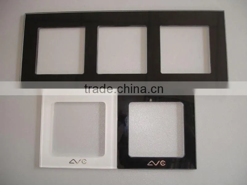 Customized switch glass plates