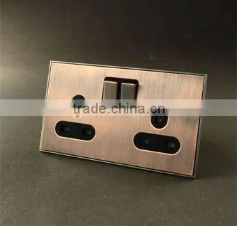 hot sell electric wall switch with socket, 15a switched socket