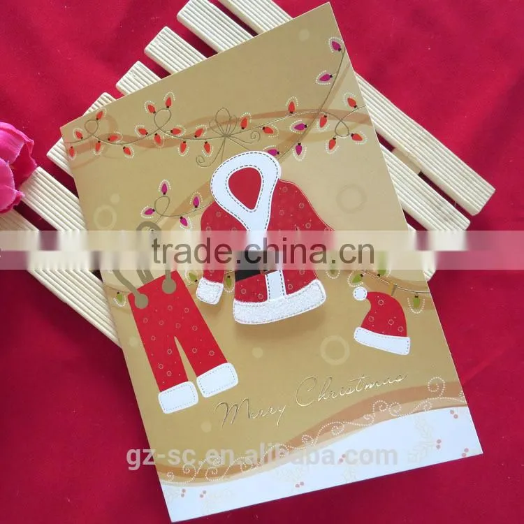 Nice custom handmade chrismas greeting cards