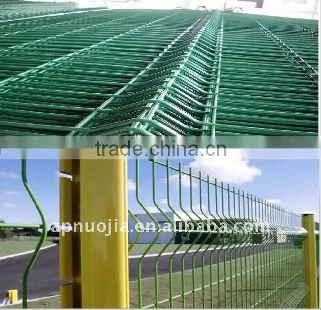 Anping County Nuojia Galvanized/PVC Peach Column Fence