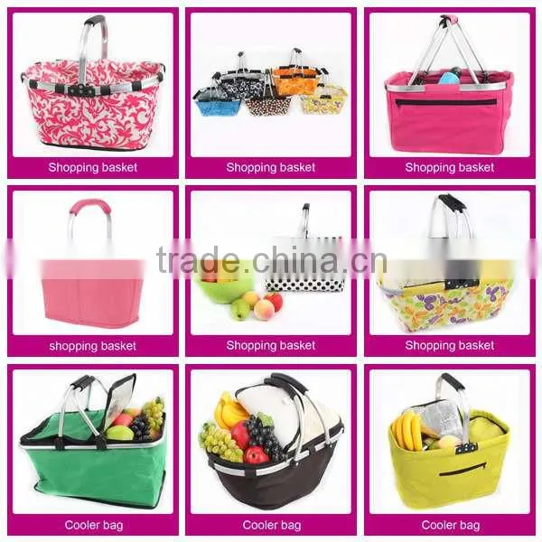 Good quality wholesale foldable picnic basket set