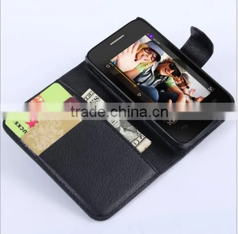 Stylish PU Leather mobile phone case for BlackBerry Classic Q20