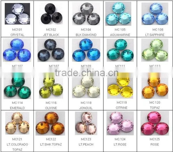 5A Schwan PP rhinestone hotsale smoked topaz color
