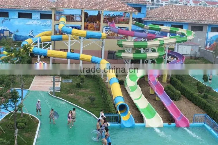 2016 new design circular slide open spiral slide