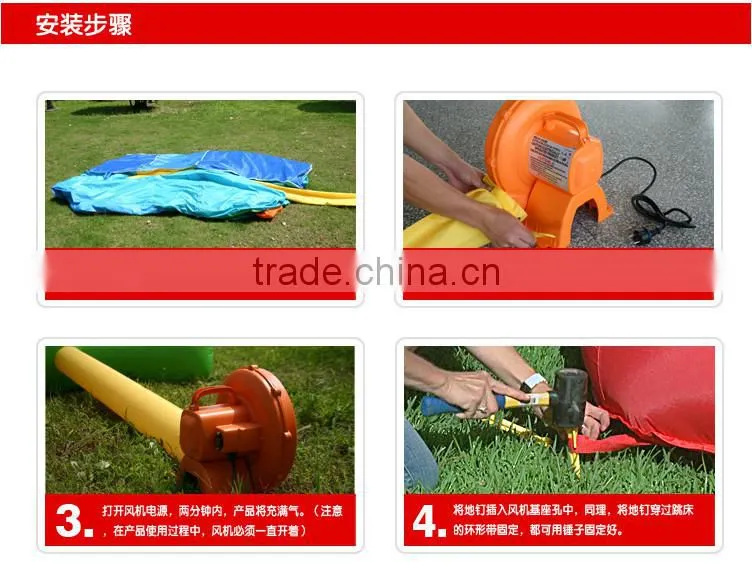 Green jungle Playland inflatable promotion product fun city jumping playground inflatable bouncer