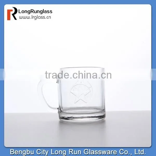 LongRun bengbu top rated barware star embossed liquor glasses made in china