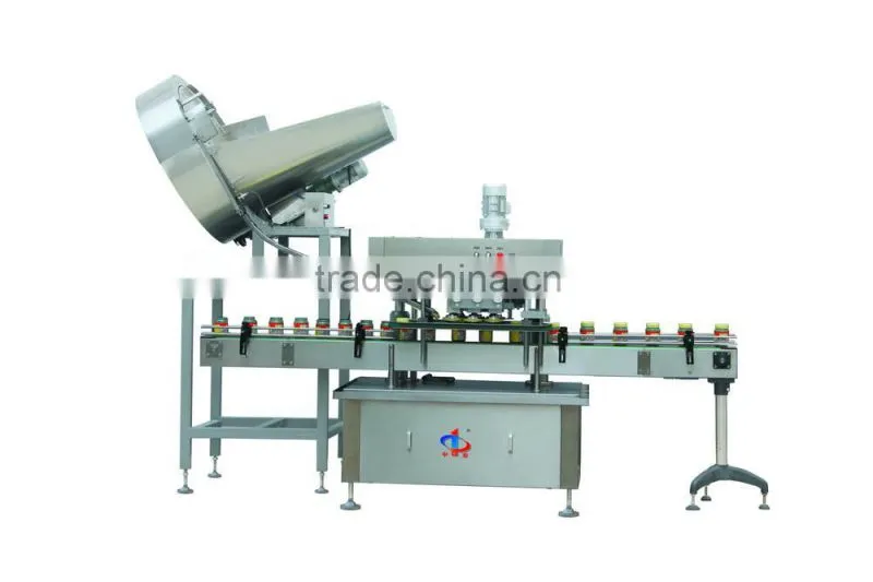 automatic Capping and lid-diamantle Machine special use of wide mouth bottles