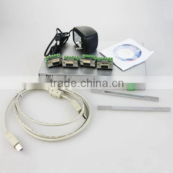 industrial usb to 4-port rs485 rs422 serial hub converter