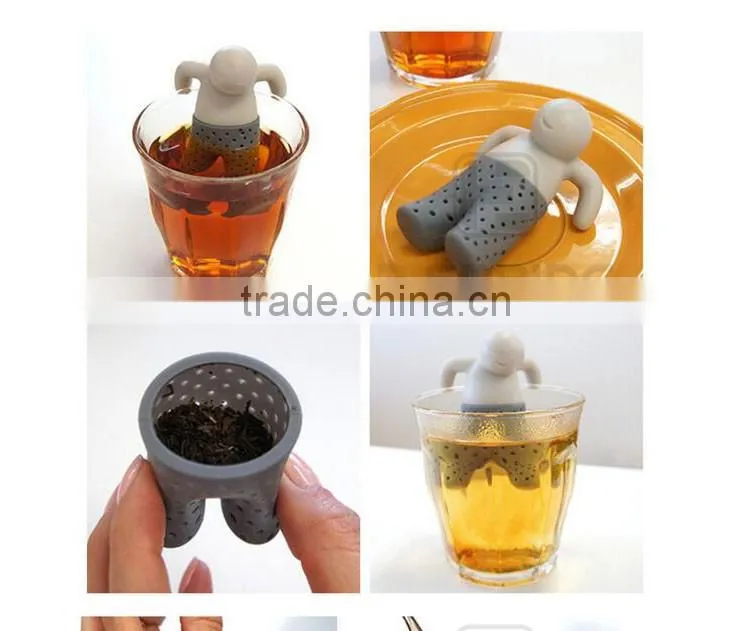 Cute Practical Teapot cute Mr Tea Infuser Tea Strainer Coffee & Tea Sets