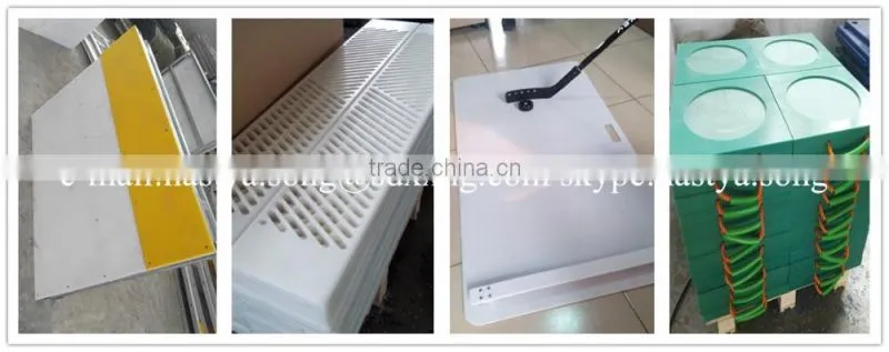 hdpe plastic cnc router machine manufacturing components/hdpe wear parts
