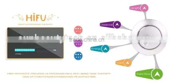 Portable smart 3D anti wrinkle treatment HIFU beauty machine