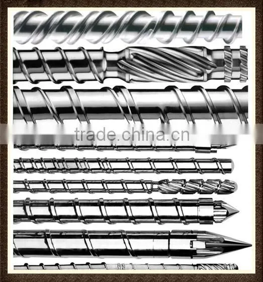 Special stainless steel material screw barrel for injection molding machine