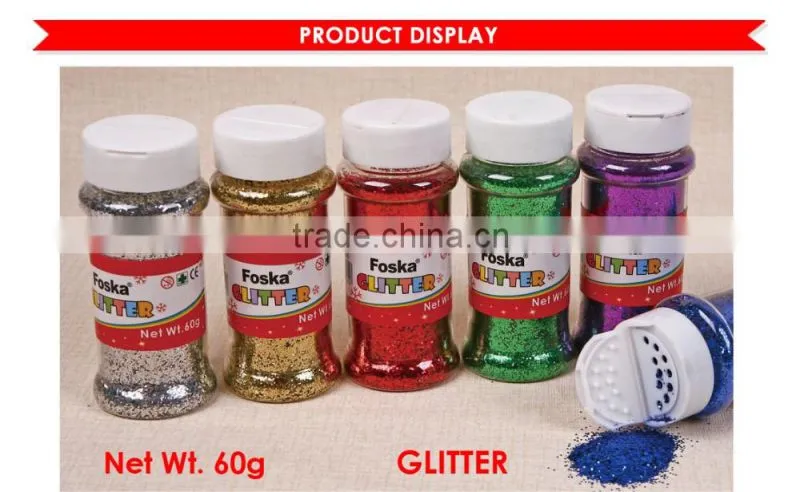 Bottle packing Coloful Decoration Glitter Powder/color gitter powder