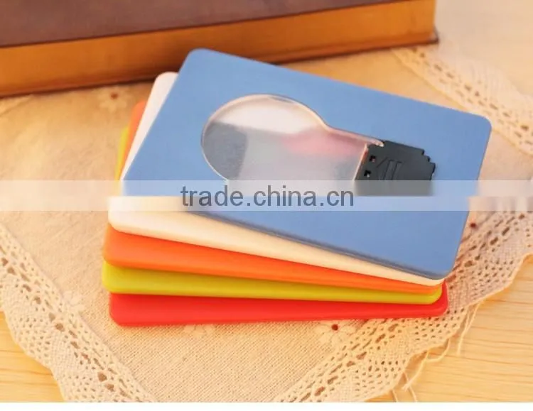 Portable led card pocket light bulb lamp,mini led credit card light, christmas card&switch card sharp credit card led light bulb
