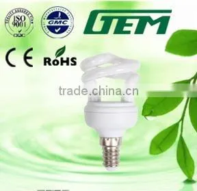 European Standard Spiral E14 8W/9W/11W Energy Saving Bulb,CFL Bulb With EMC RoHS