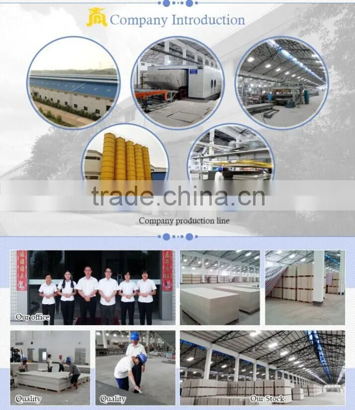Top quality factory price wood grain cement board