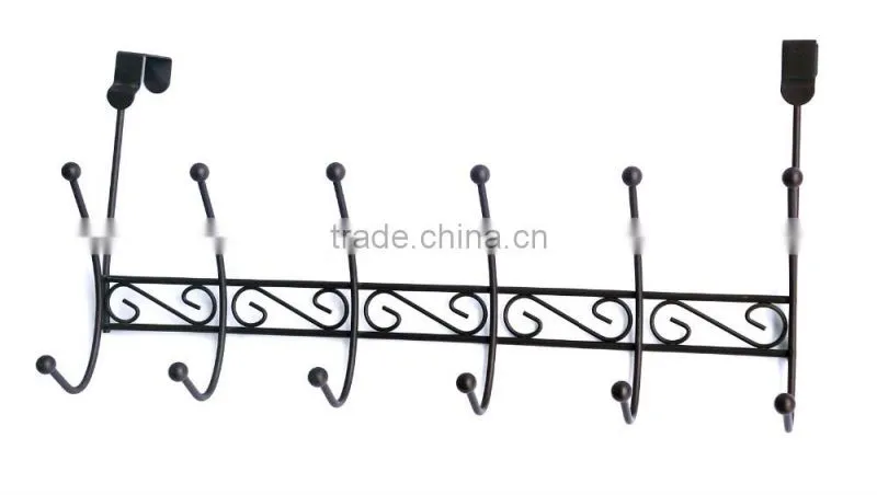 Stainless steel over the door hook