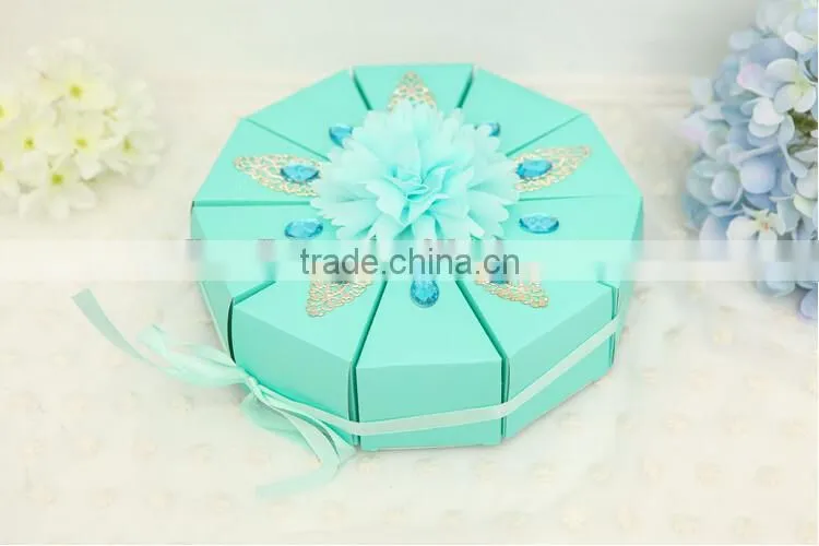 Hot sale purple favour boxes red wedding favor boxes pink favour boxes wholesale