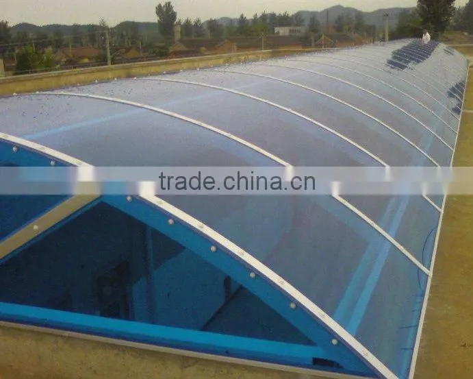 UV-protection 100% virgin resin polycarbonate hollow sheet