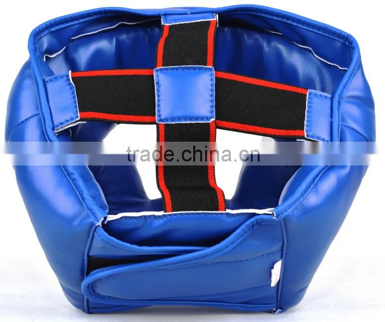 Professional Thicken High Quality PU Boxing or Sanda Customized Head Guard for Sports Safty