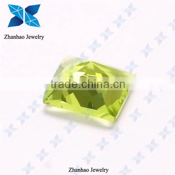 Lab created peridot color large loose gemstones for sale