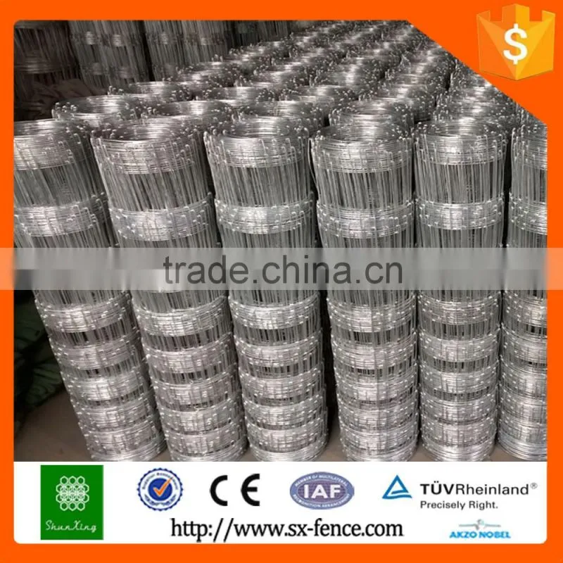 steel wire hot dipped galvanizing type hinged joint cattle fence