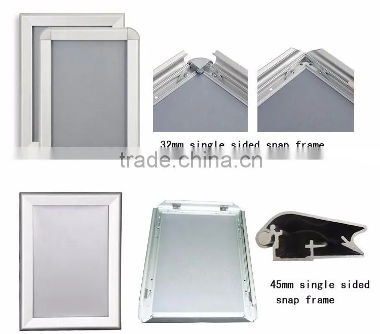 clear cheap A-board movie poster snap frame