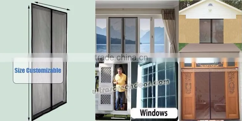 Tough Magic Fly Screen Door Mesh Curtain