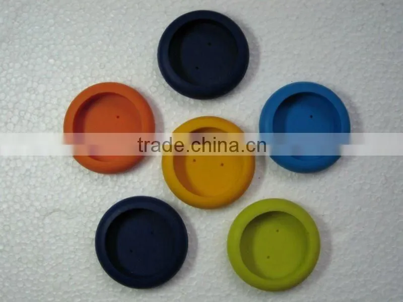 colorful molded silicone cup saucers