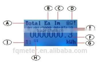 EM537 three Phase Energy Meter multi Function Energy Meter Din Rail Energy Meter