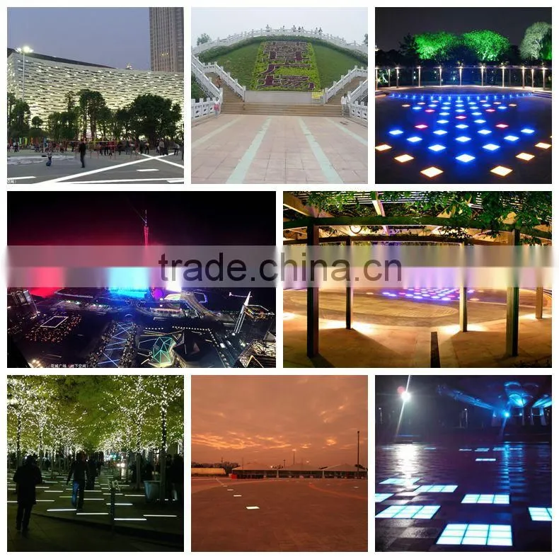 2016 superior quality IP67 100*100 12v led recessed light led stone light
