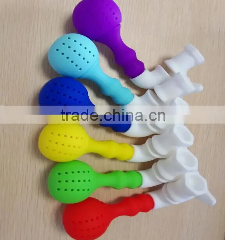 FDA LFGB approved silicone promotional novelty funny Tongue tea infuser