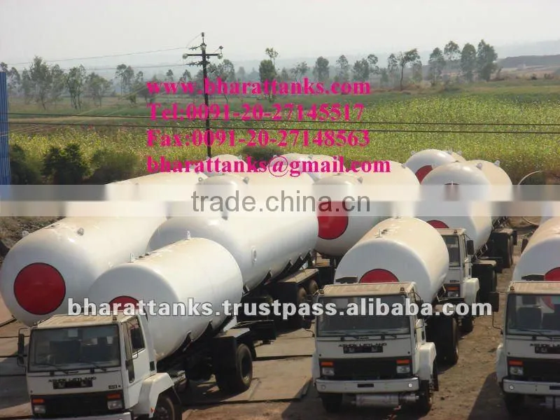100 CBM LPG tank pressure vessel lpg transport tank