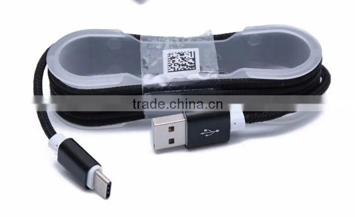 Metal Nylon Woven USB Cable With Blister for Type-C ZTE New macbook