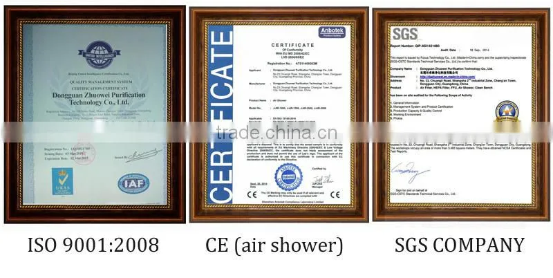 Jowell Class 100 ISO Softwall Small Clean Room with FFU and HEPA Filter Clean Booth