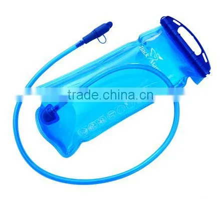 Cycling storage backpack with water bladder