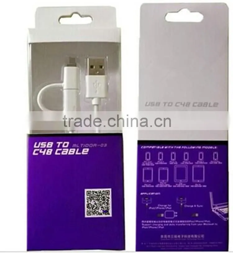 Best price high quality for IOS and android 2 in 1 MFI cable USB cable