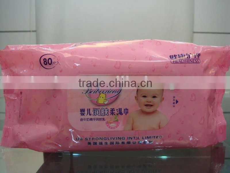 Baby skin care wet tissue