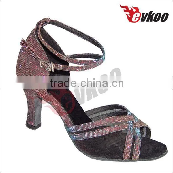 Closed toe salsa shoes EVKdance Shoes zapatos de baile latino girls dance shoes