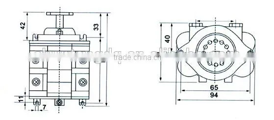 automatic auxiliary switch OF high voltage switchgear F4-4