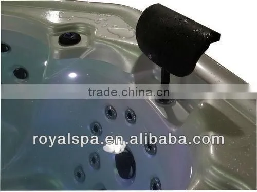 Headrest pillow color led light spa pool