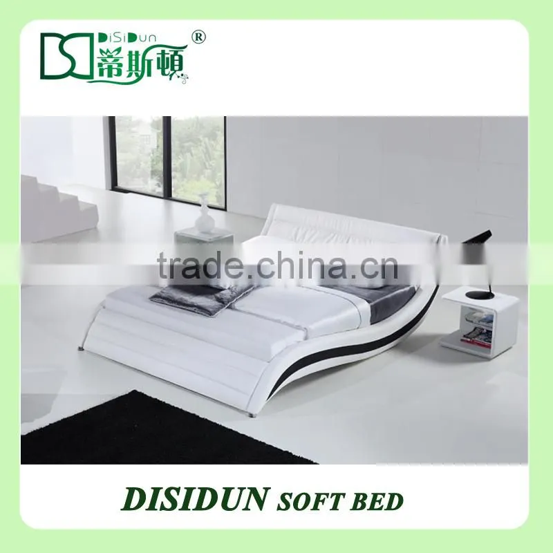 Modern oval king size round bed designs on sale DS-1029