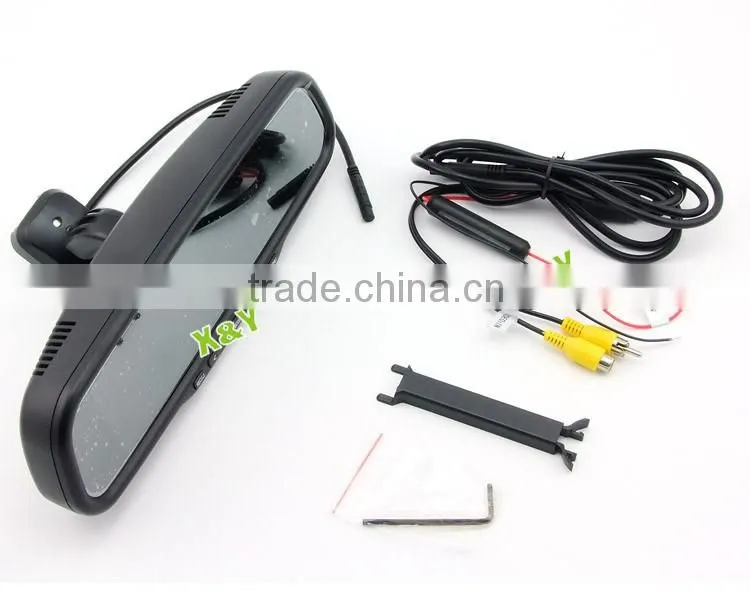 vehicle traveling data recorder rear view mirror instruction XY-2507