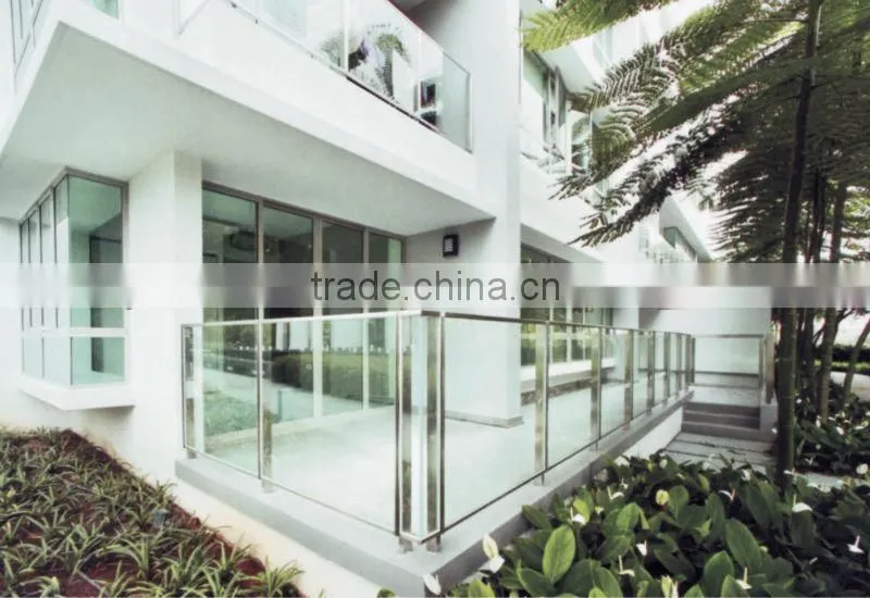 Decorative stainless steel balustrade/decorative stainless steel banisters/decorative stainless steel banister handrail