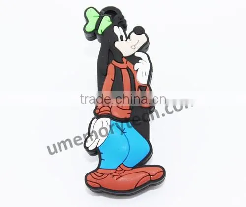 novelty Goofy cartoon character inexpensive usb flash drives 64mb 128mb