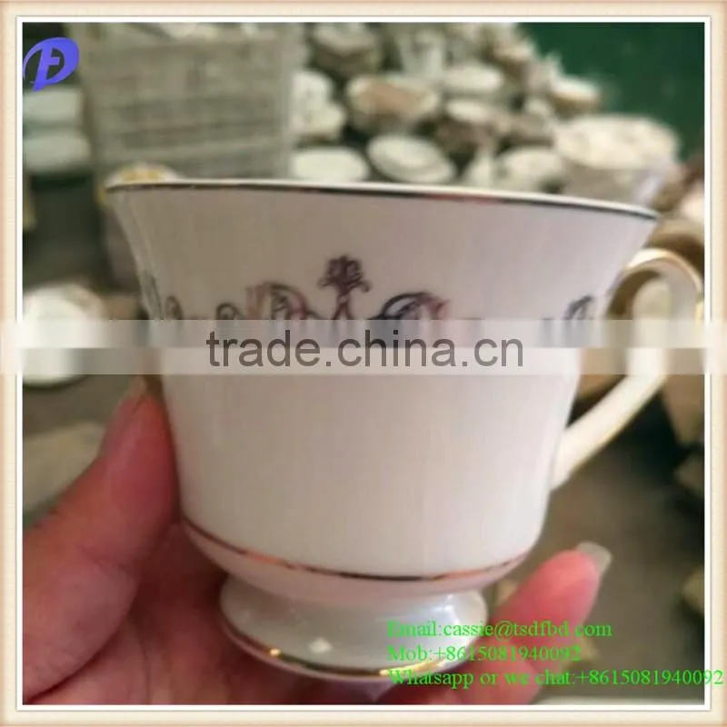 61pcs middle east royal bone china dinnerware