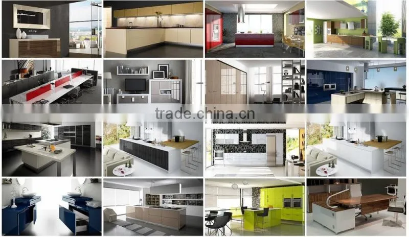 Kitchen Cabinets,Plywoods Type Price For High Quality Acrylic Sheet Laminated MDF/Plywood
